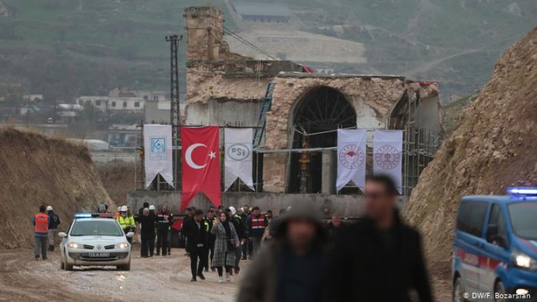 Hasankeyf’te son tarihi yapının taşınması da tamamlandı