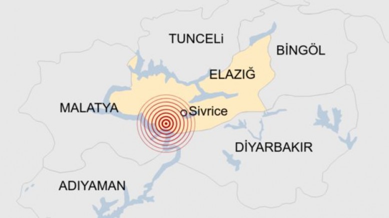 Elazığ’da deprem: 6,8 büyüklüğündeki sarsıntı nedeniyle en az 6 kişi hayatını kaybetti