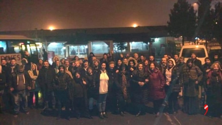 Mahkum yakınları Ankara’ya alınmadılar