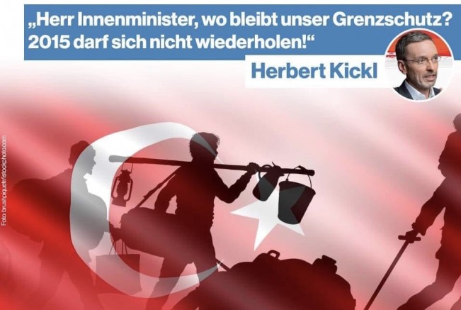 Aşırı Sağ Partiden Mülteci Karşıtı Propaganda