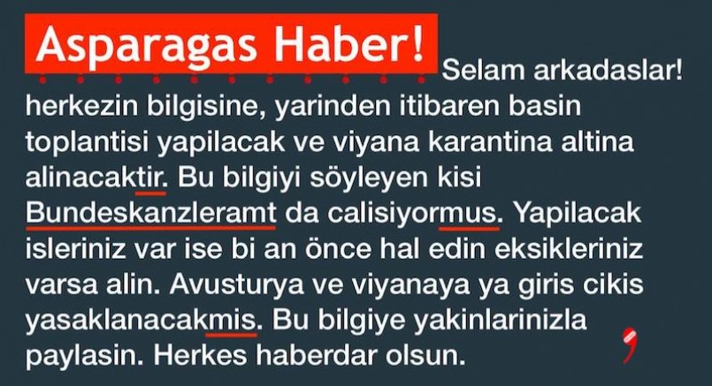 Avusturya | Asparagas Haberlere Dikkat