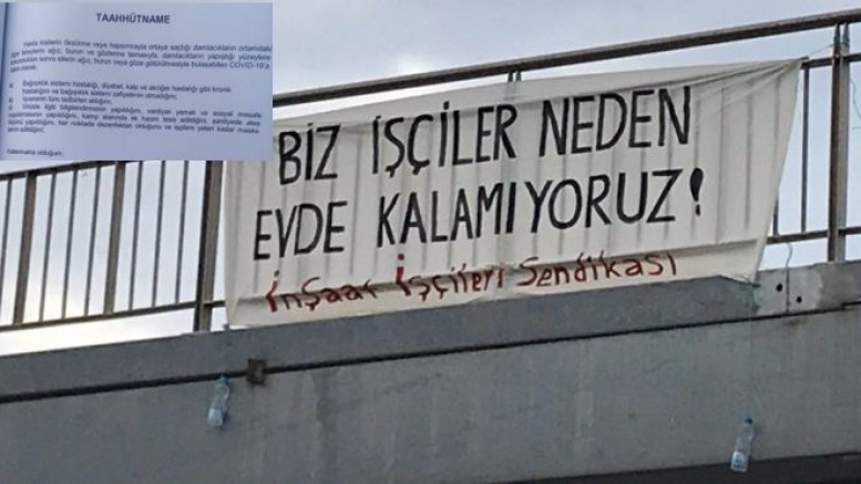 İşçiler | “Çalışırken koronavirüs kaparsam tüm sorumluluk bana aittir”