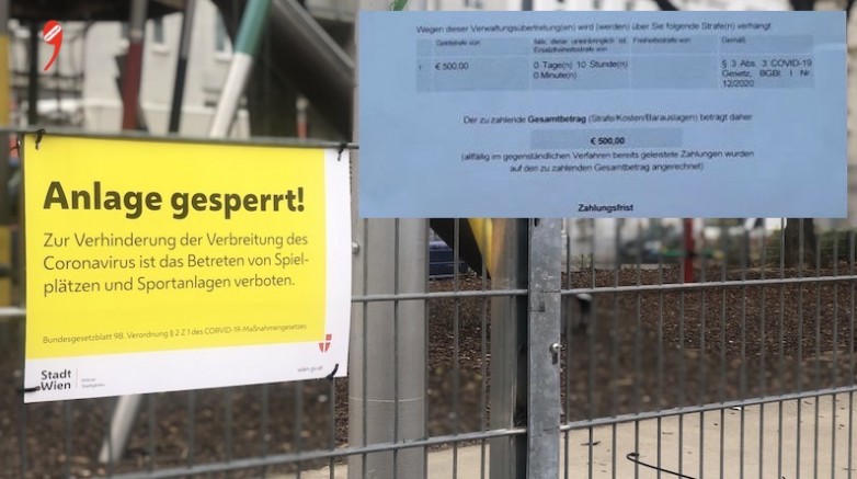 Viyana | Parkta Oturan Dört Kişiye 2 Bin Euro Ceza