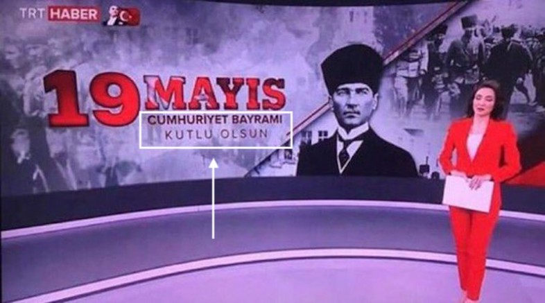 TRT ’19 Mayıs Cumhuriyet Bayramı’ yazan personele soruşturma açtı