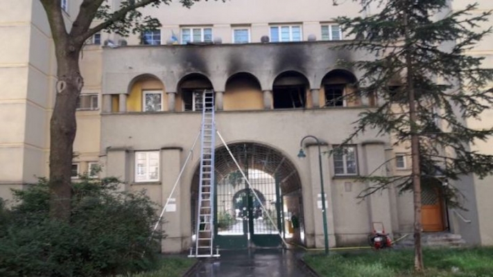 Belediye Evinde Yangın | Bir Yaralı