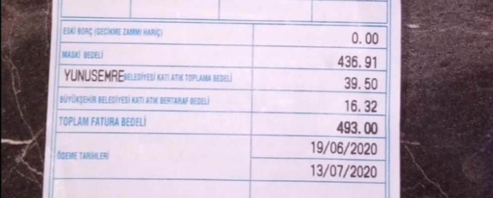 Manisa’da İçme Suyu Fiyatlarına Şok Zam