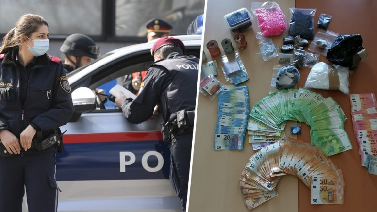 Viyana Polisi Altı Bayiyi Yakaladı | 1,5 kg Uyuşturucu 100 Bin Euro Para Ele Geçirdi