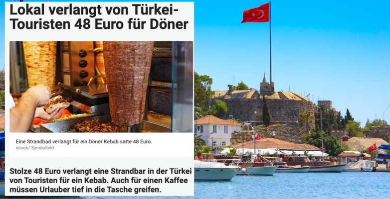 Bodrum’da 48 Euro’ya Satılan Döner Avusturya Basınında
