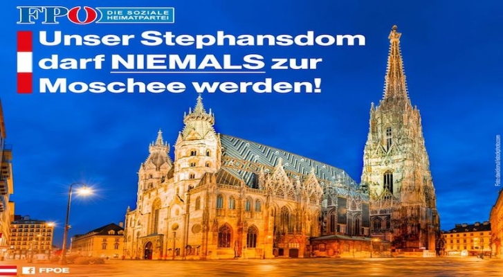 FPÖ | ‘’Stephansdom Kilisesi, Camiye Dönüştürülür’’