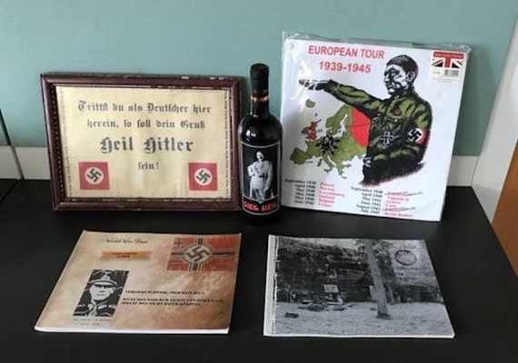 İş Adamının Evinde Nazi Materyalleri ve Silahlar Ele Geçirildi