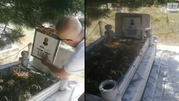 Mezarlar için güneş enerjili duamatik