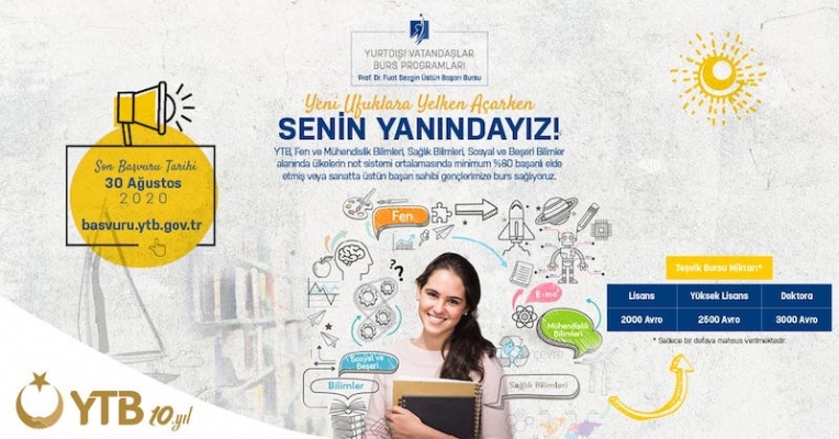 YTB’den Yurt Dışındaki Vatandaşlara Burs Programları