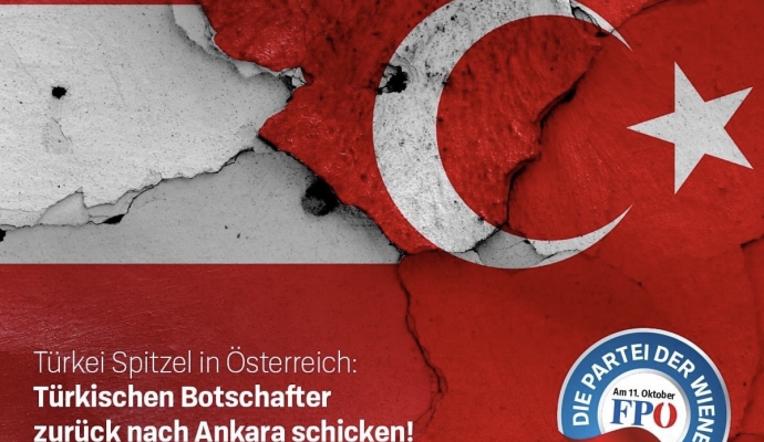 FPÖ, Türk Büyükelçinin Gönderilmesini İstiyor
