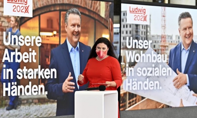 SPÖ Yaklaşmakta olan Viyana seçimleri için seçim afişlerini sundu
