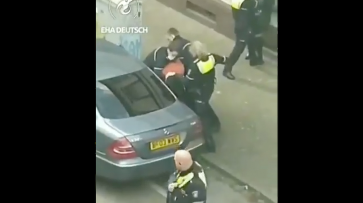 Almanya’da polisin vatandaşa müdahalesine tepki