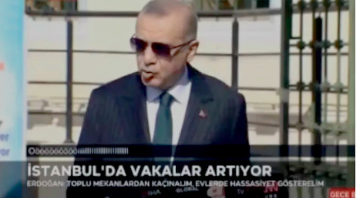 TRT’de Erdoğan konuşurken beliren ‘Öööööööiiiiiillllll’ yazısına soruşturma