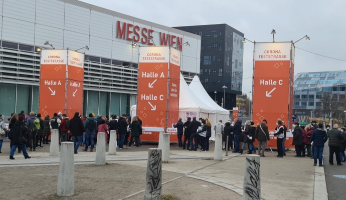 Sekiz Milyonluk Avusturya’da İki Milyon Kitle Testi Katılımcısı
