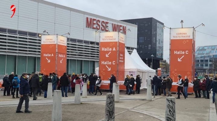 Viyana’daki Korona Kitle Testleri Pazar Akşamı Sona Erdi | Katılım 234.889 kişi
