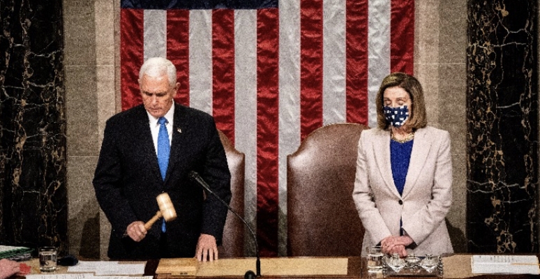 ABD Kongresi başkanlık seçimini Demokrat aday Joe Biden’ın kazandığını tescil etti