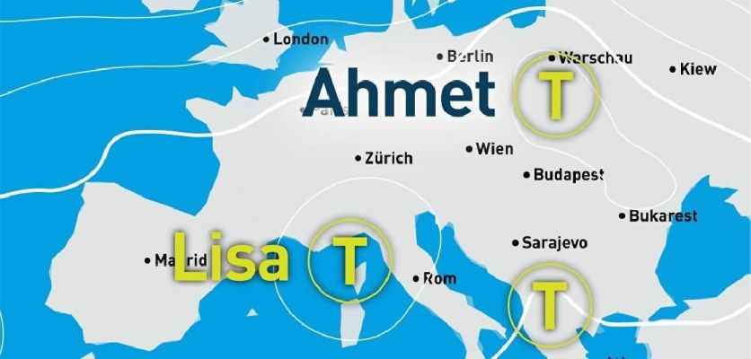Almanya’da hava olaylarına artık yabancı isimler de verilecek: İlk fırtınanın adı ‘Ahmet’