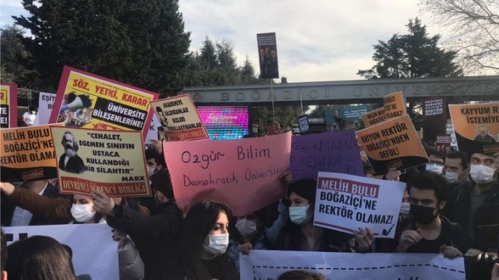 Boğaziçi Üniversitesi’ndeki ‘kayyum rektör’ protestosunda neler yaşandı?