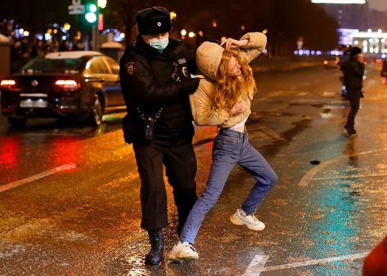 Rusya’da 3 Bin Protestocu Gözaltına Alındı