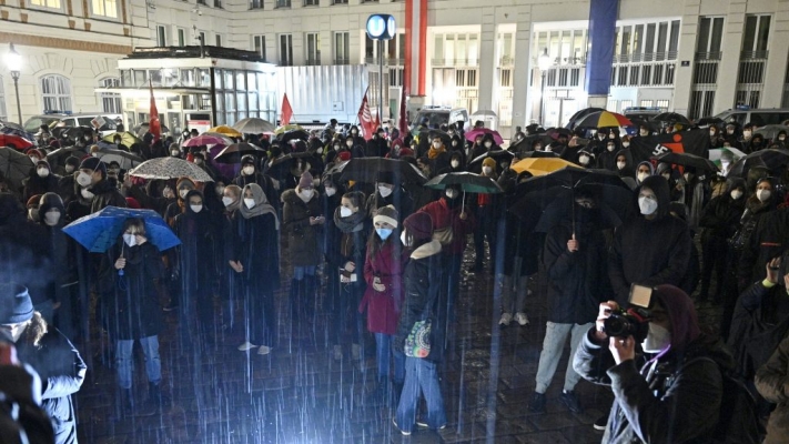 Üç Öğrencinin Sınır Dışı Edilmesi Viyana’da Protesto Edildi