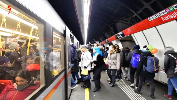 Viyana U1 Metro Hattındaki Arıza Kaosa Neden Oldu