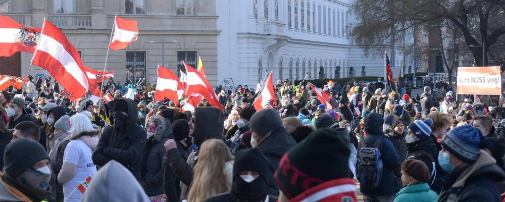 Erneut CoV-Demos trotz Verbots