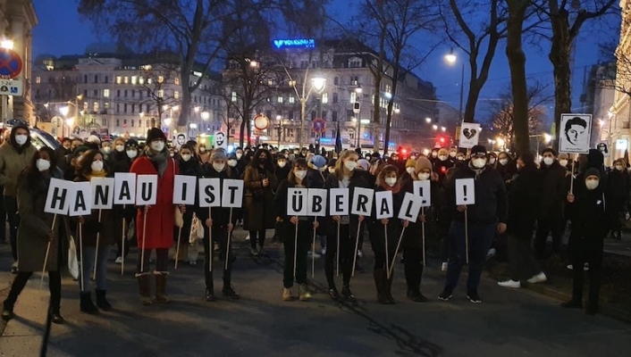 Hanau Katliamı Viyana’da Protesto Edildi