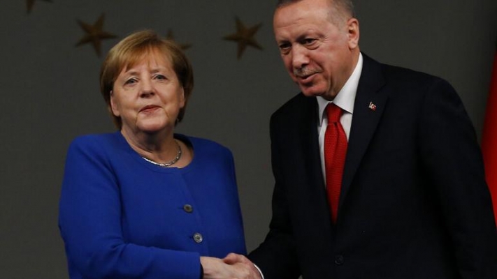 Merkel ile Erdoğan görüştü
