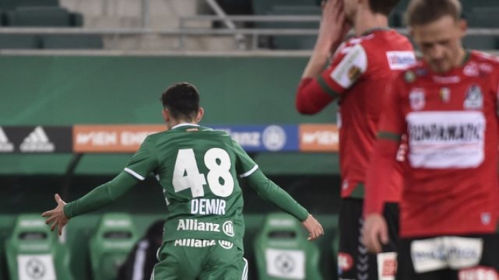 Yusuf Demir Son Dakikada Rapid Wien’e Galibiyet Kazandırdı
