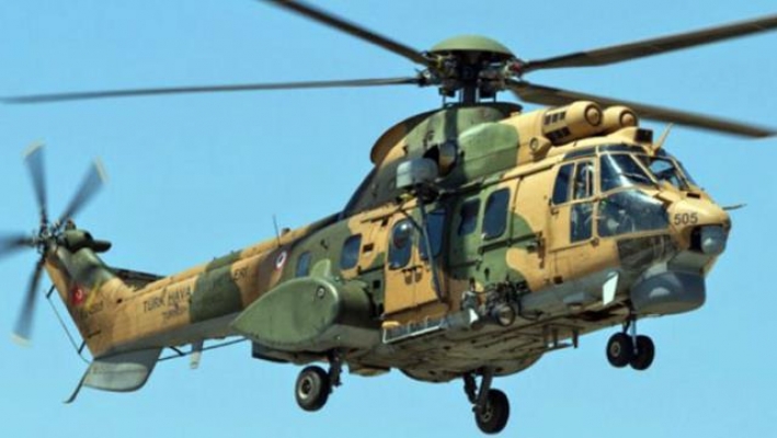 Kolordu Komutanında İçinde Bulunduğu Askeri Helikopter Düştü