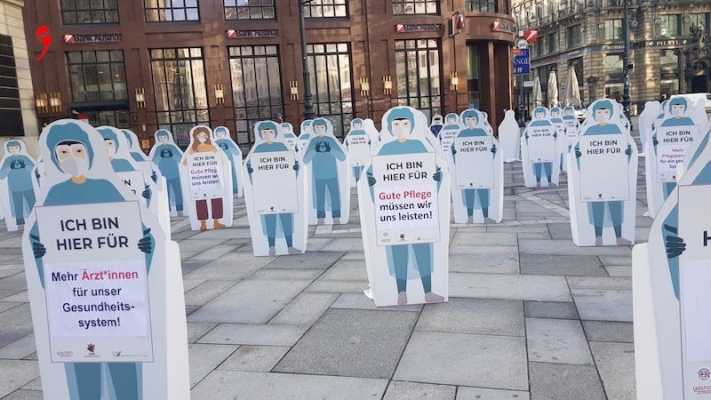 Salgın Zamanlarında Sağlıkçıların Mitingi Böyle Olur!