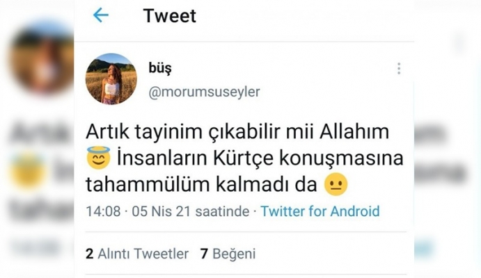 Öğretmenden Irkçı Paylaşım