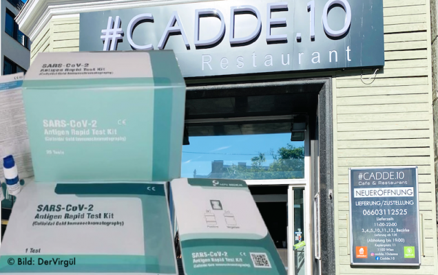 Kendi Kendine Test, Kafe ve Restoranlarda Geçerli Olacak