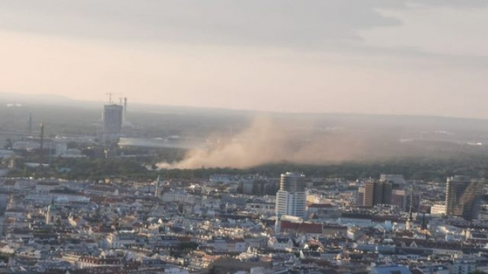 Viyana Prater’de Yangın