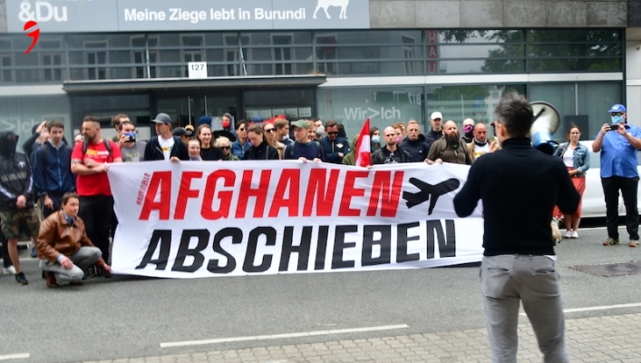 Aşırı Sağcılar Viyana’da ‘’Afganlar Gönderilsin’’ Mitingi Yaptı