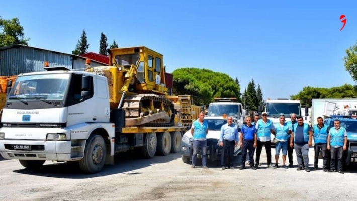 Şehzadeler Belediyesinden Yangın Bölgesine Destek