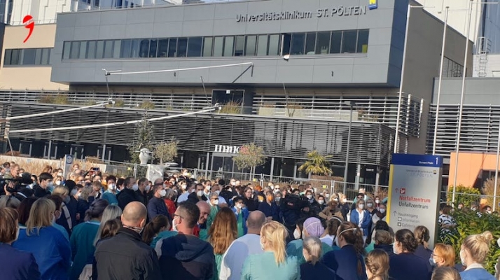 Avusturya genelinde doktorlar ve hemşireler grevde