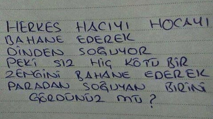 Bir rektörün analoji yeteneği