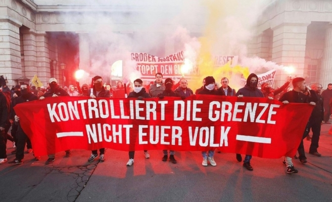 Nicht das ganze Volk demonstriert