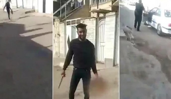 17 Yaşındaki eşini öldüren adam, kadının kesik başıyla poz verdi