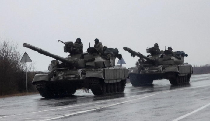 Die Ukraine wird von Russland angegriffen
