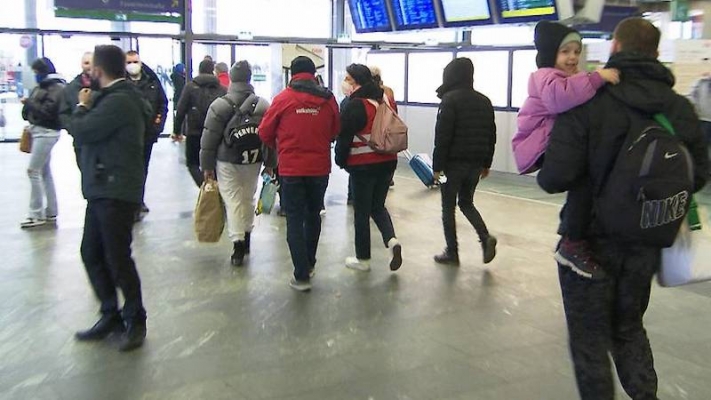 Ukrayna’dan ilk mülteciler Viyana’ya geldi