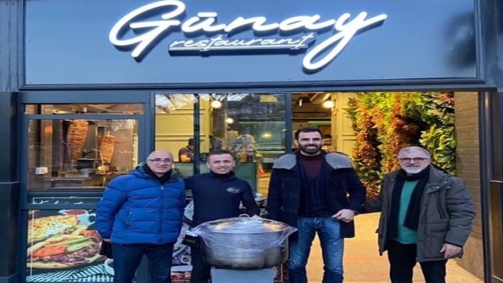 Günay Restorandan Viyana’daki evsizlere yemek