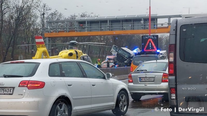 Viyana çevre yolunda büyük trafik kaosu | Ağır yaralılar var!