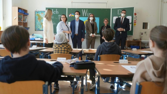 Viyana’da Ukraynalı çocuklar için on okul sınıfı kuruldu