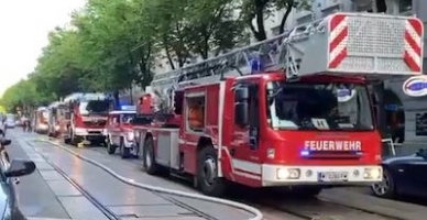 Viyana’da yangın | Bir ölü