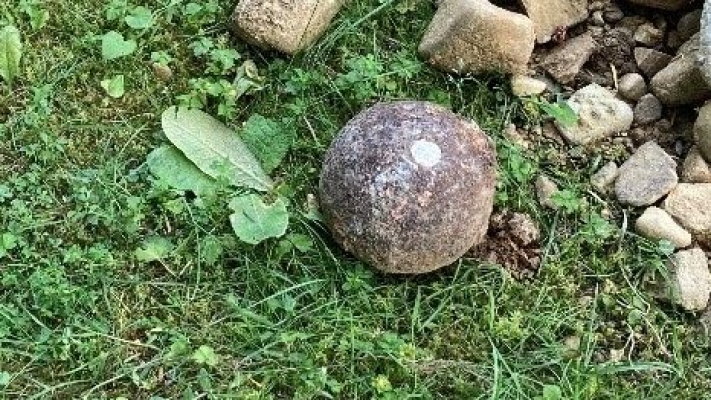 Kanonenkugel aus Türkenbelagerung in Wien-Hietzing gefunden